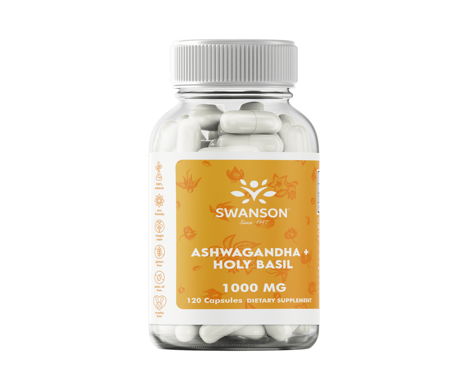 Ashwagandha + Holy Basil 1000mg