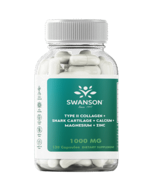 Colágeno Tipo 2 + Cartílago de Tiburón + Calcio + Magnesio con Vitamina C & Zinc 1000mg