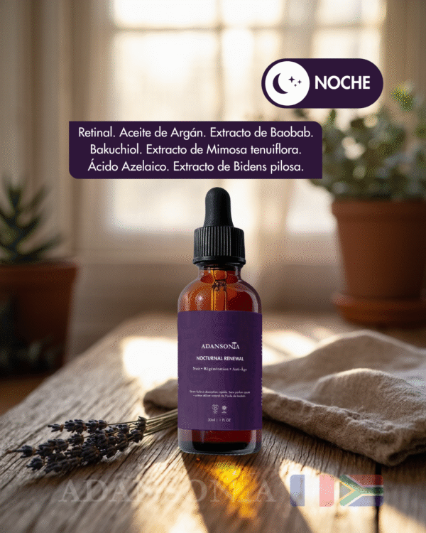 Retinal + Argán, Baobab & Bakuchiol | Serum Adansonia Nocturnal Renewal