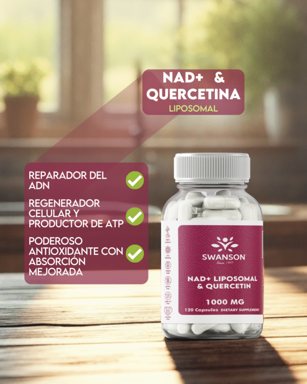 NAD+ Liposomal & Quercetina 1000mg