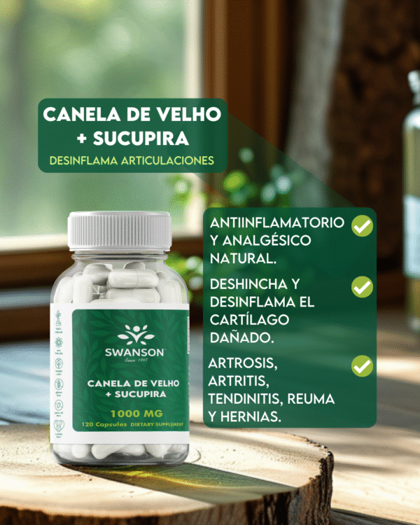 Canela de Velho + Sucupira 1000mg
