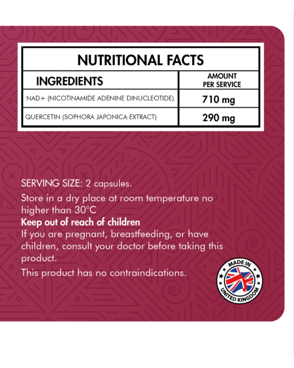 NAD+ Liposomal & Quercetina 1000mg