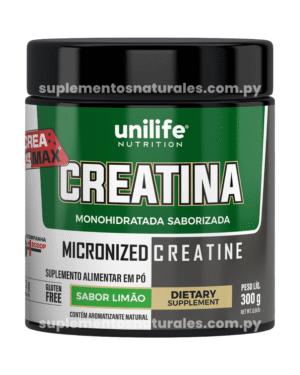 Creatina Monohidratada Micronizada Con Maltodextrina Sabor Limón | 300g